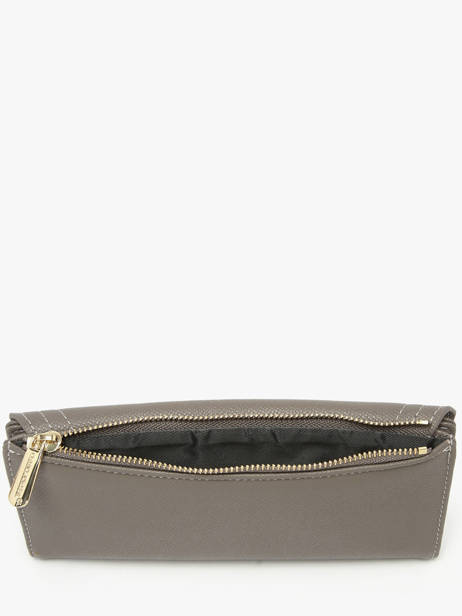 Wallet David jones Brown saffiano P164 other view 2