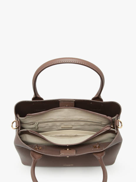 Satchel Saffiano David jones Brown saffiano CM7744 other view 2