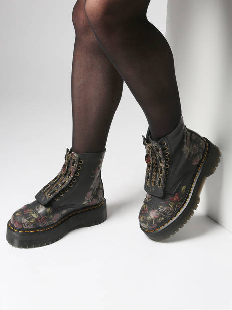 Boots Sinclair In Leather Dr martens Black women 32050001 other view 1