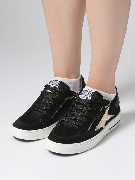 Sneakers Ale In Leather Semerdjian Black women ALE other view 1