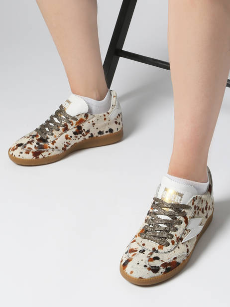 Sneakers Aslan In Leather Semerdjian Multicolor accessoires ASLAN other view 1