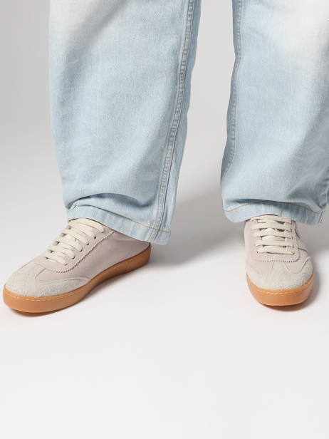 Sneakers Berlin In Leather Victoria Beige women 1126229 other view 1