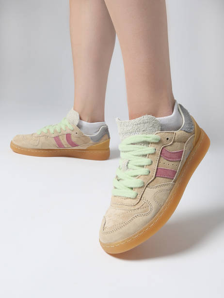 Sneakers In Leather Coolway Beige women 7673297 other view 1