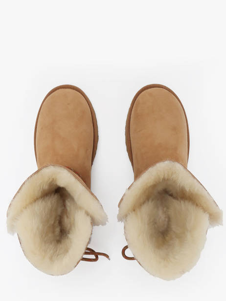 Boots In Leather Ugg Brown women 1171530 other view 4