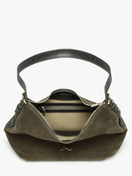 Sac Porté épaule Carrie En Cuir Daim Nathan baume Vert vogue 1 vue secondaire 4