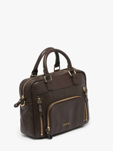 Leather Baby Macy Crossbody Bag Nat et nin Brown vintage BABYMACY other view 2