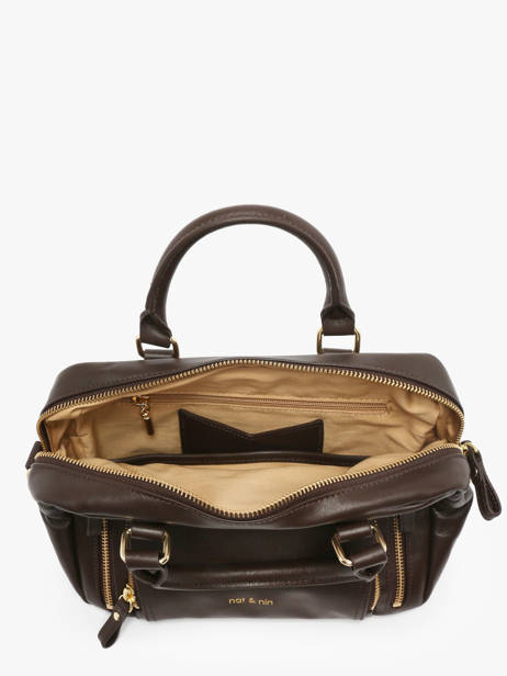 Leather Baby Macy Crossbody Bag Nat et nin Brown vintage BABYMACY other view 3