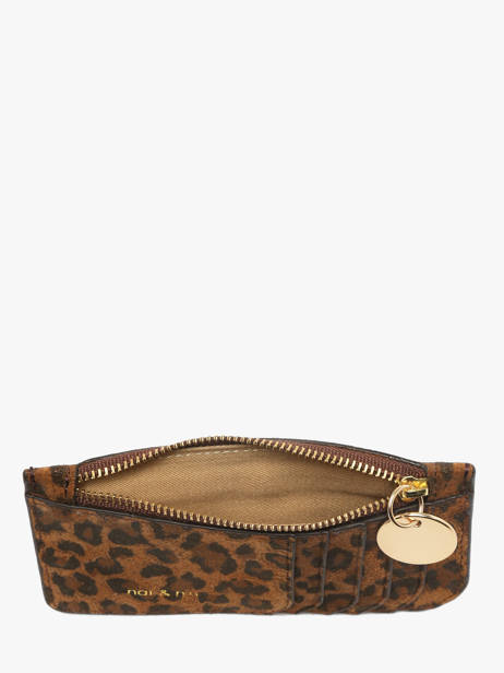 Leather Alix Coin Purse Nat et nin Brown vintage ALIX other view 1