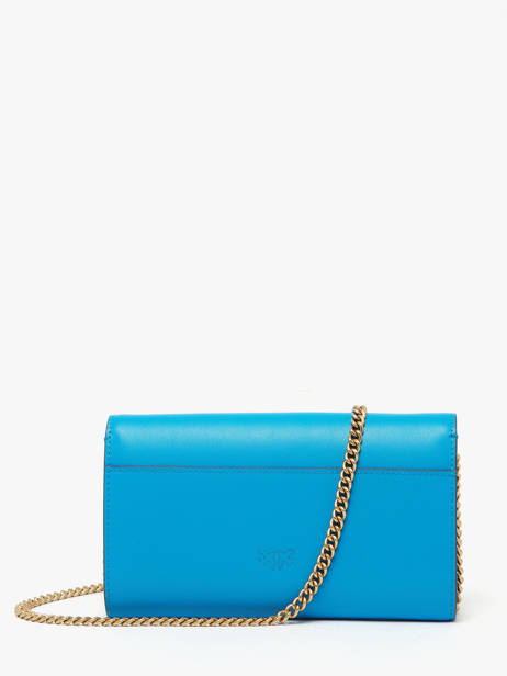 Crossbody Bag Love Bag Icon Leather Pinko Blue love bag icon A0F1 other view 3