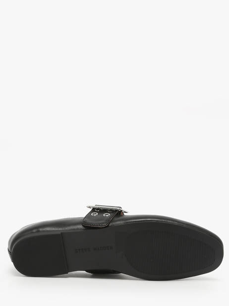 Ballerinas With Straps In Leather Steve madden Black accessoires 11004770 other view 4