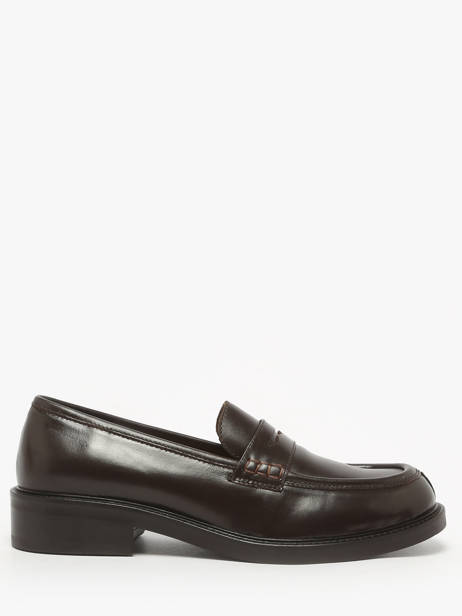 Slippers In Leather Aliwell Brown accessoires A3227