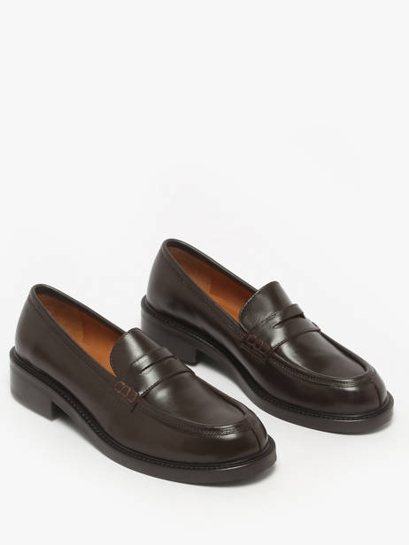 Slippers In Leather Aliwell Brown accessoires A3227 other view 1