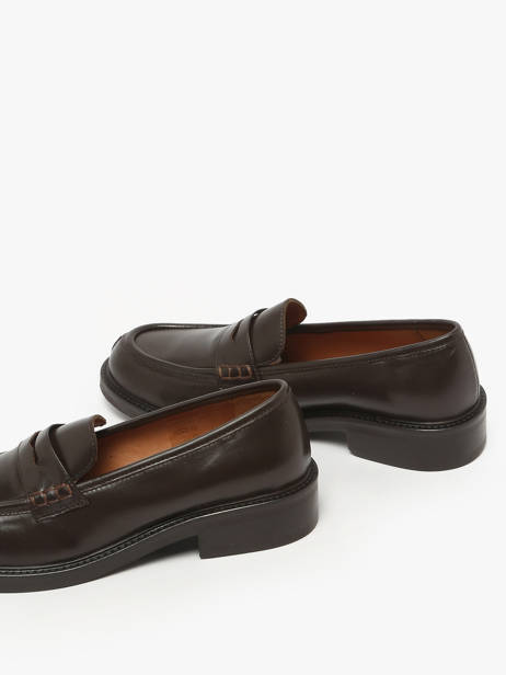 Slippers In Leather Aliwell Brown accessoires A3227 other view 2