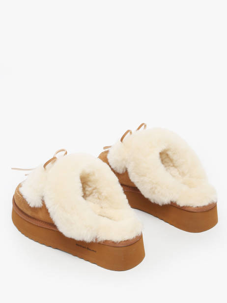 Slippers In Leather Nathan baume Brown accessoires 252N9001 other view 2