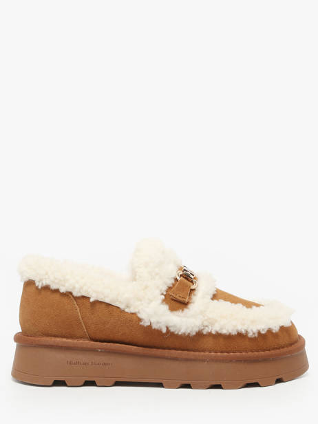 Moccasins In Leather Nathan baume Brown accessoires 252N8503