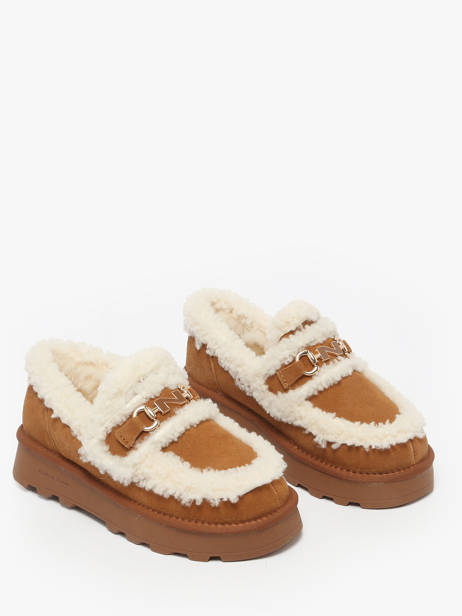 Moccasins In Leather Nathan baume Brown accessoires 252N8503 other view 1