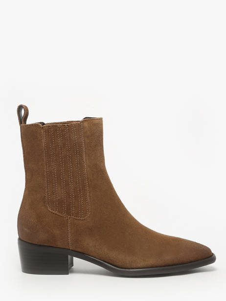 Bottines En Cuir Inuovo Marron women E07001