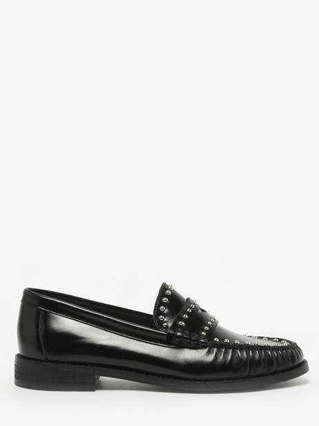 Moccasins In Leather Inuovo Black accessoires LFG005