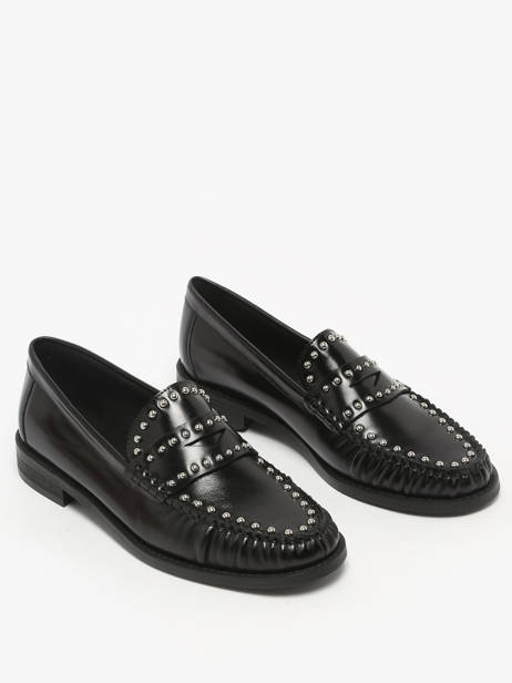 Moccasins In Leather Inuovo Black accessoires LFG005 other view 1