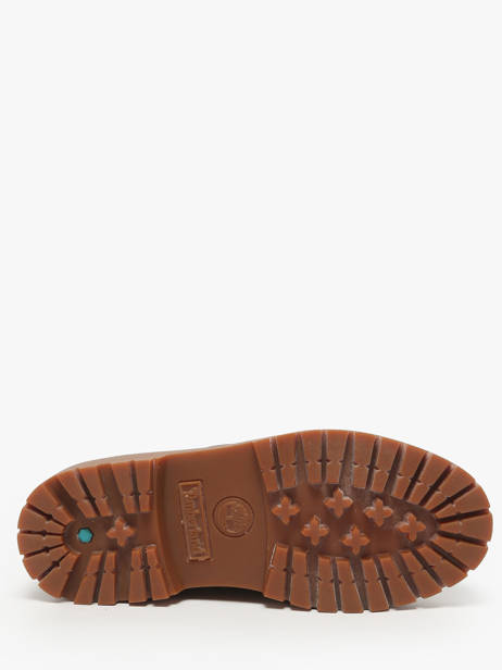 Platform Boat Shoes In Leather Timberland Brown accessoires 2QDMD571 other view 4
