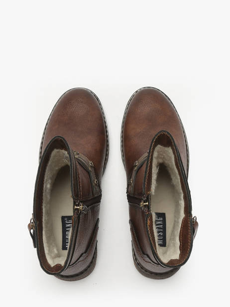 Boots Mustang Brown women M0082002 other view 3