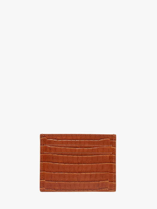 Longchamp Longchamp pocket croco Bill case / card case Brown