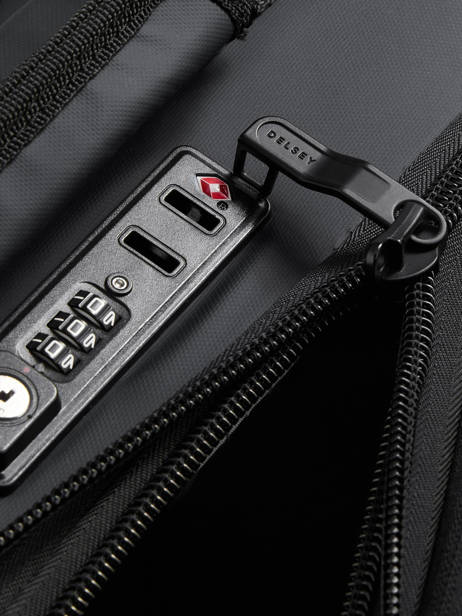 Expandable Cabin Luggage Delsey Black maubert 2.0 3813724W other view 1