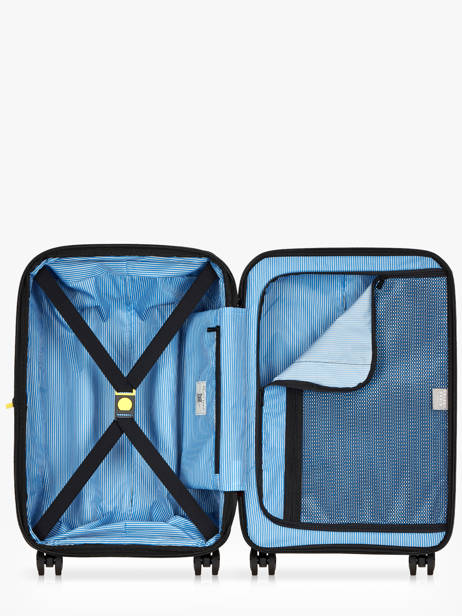Expandable Cabin Luggage Delsey Blue lutece 3802801 other view 3