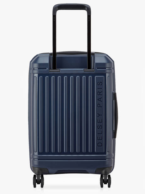 Expandable Cabin Luggage Delsey Blue lutece 3802801 other view 4
