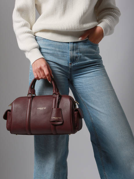 Handbag Milano Ana Leather Lancaster Violet milano ana 108 other view 1