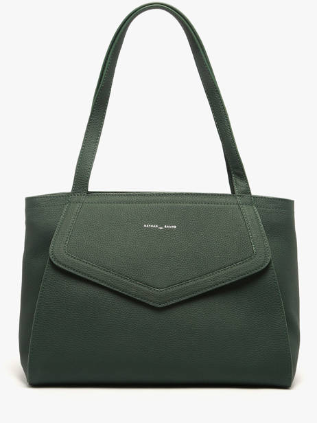 Sac Porté épaule Madeleine Cuir Nathan baume Vert candy 8 vue secondaire 4