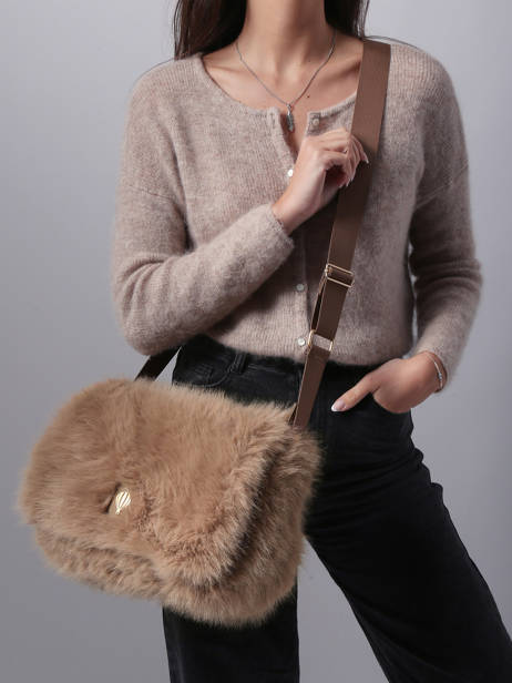 Shoulder Bag Doudou Le voyage en panier Beige doudou AHP266 other view 1