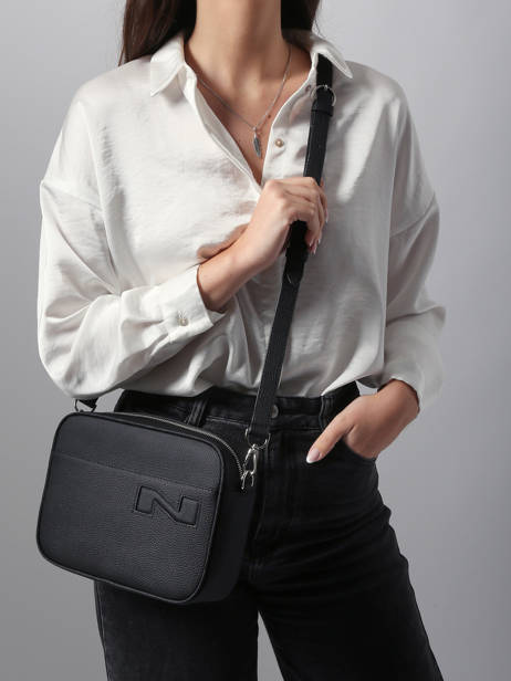 Leather N City Leuven Crossbody Bag Nathan baume Black n city 7 other view 1