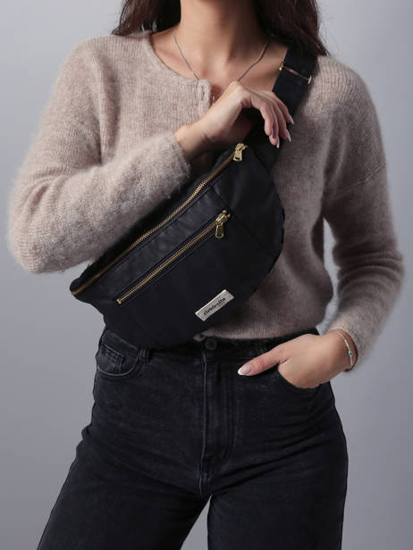 Belt Bag Orsel Waxed Rivedroite Black waxed ORSELWAX other view 1