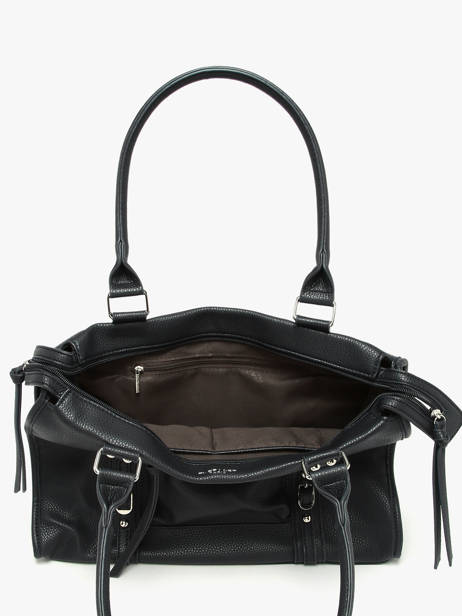 Sac Porté épaule A4 Grained Miniprix Noir grained F8533 vue secondaire 1