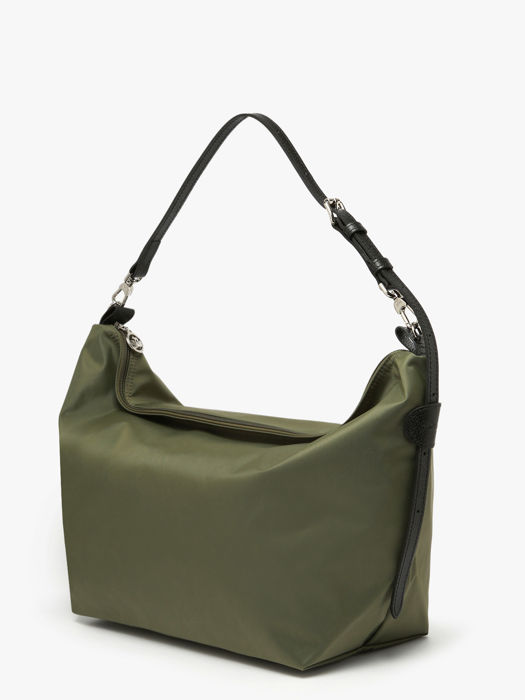 Longchamp Besace longchamp toile Hobo bag Green