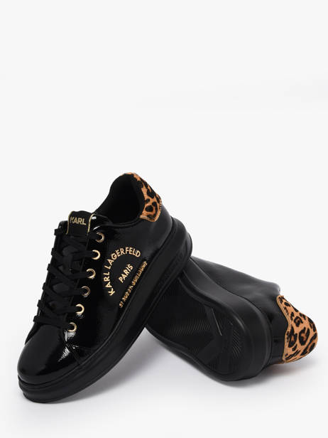 Sneakers En Cuir Karl lagerfeld Noir women KL62539J vue secondaire 2