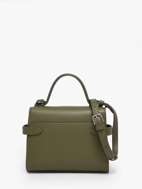 Small Grained Leather Emilie Crossbody Bag Le tanneur Green emily TEMI1006 other view 4