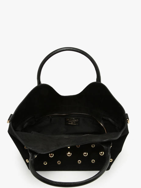 Handbag Velvet Studs Milano Black velvet studs VS25092 other view 3