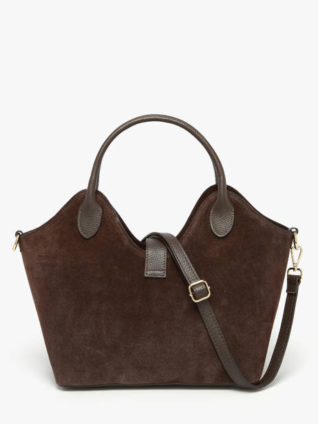 Sac à Main Velvet Studs Milano Marron velvet studs VS25092 vue secondaire 4