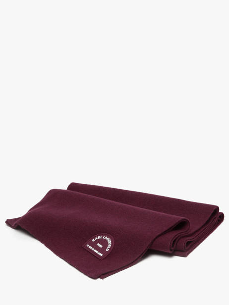 Scarf Rue St Guillaume Karl lagerfeld Violet rsg A4W33113 other view 2
