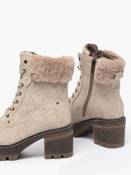 Heeled Boots Mustang Brown women M0132003 other view 2