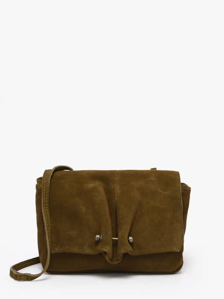Sac Bandoulière Leather Cuir Biba Vert leather HAZ1L