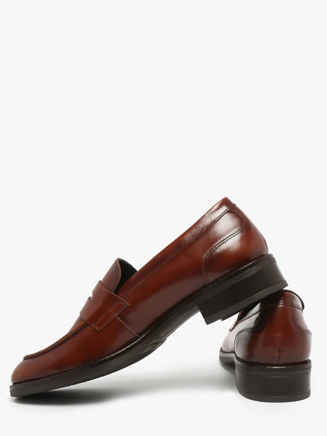 Moccasins Harvard In Leather Dorking Brown women D8710 other view 2