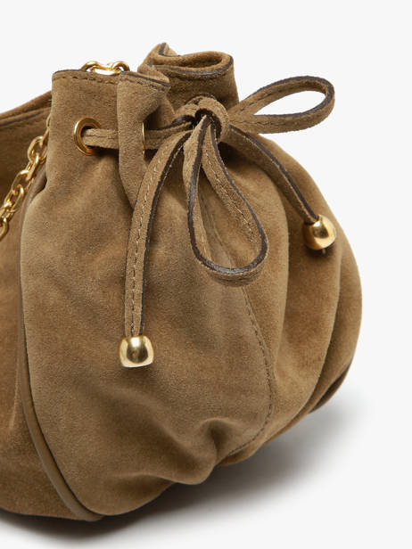 Crossbody Bag Premium Leather Gerard darel Brown premium DCS07400 other view 5