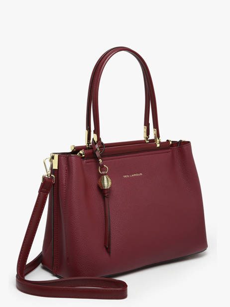 Medium Azalie Satchel Ted lapidus Violet azalie TLHF9584 other view 2