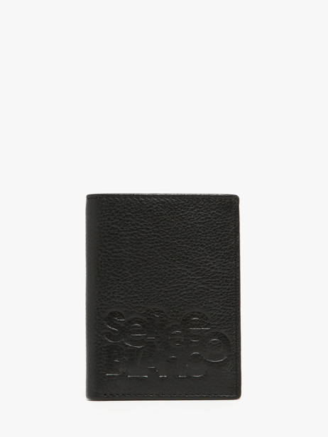Card Holder Leather Serge blanco Black baltimore BAL21056
