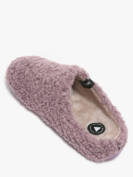 Slippers York Curly Verbenas Violet women 86050660 other view 2