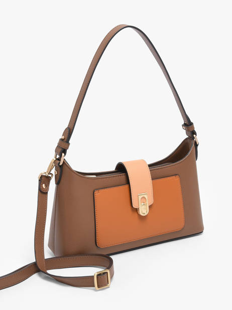 Sac Porté épaule Merline Hexagona Marron merline 2520208 vue secondaire 1