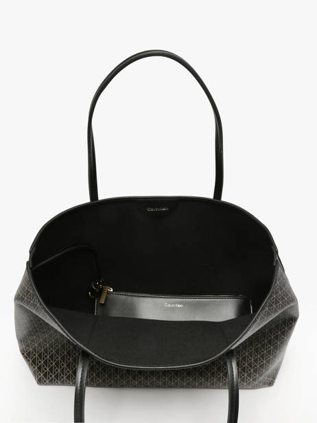Shoulder Bag Coated Emblem Calvin klein jeans Black coated emblem 4F3267G other view 3
